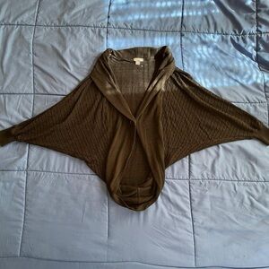 Forever 21 Black Knit Cocoon Cardigan